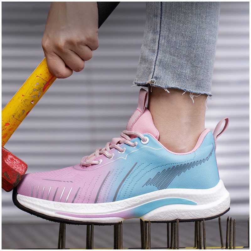 Women'S Shoes For Work - women fashion breathable steel toe cap