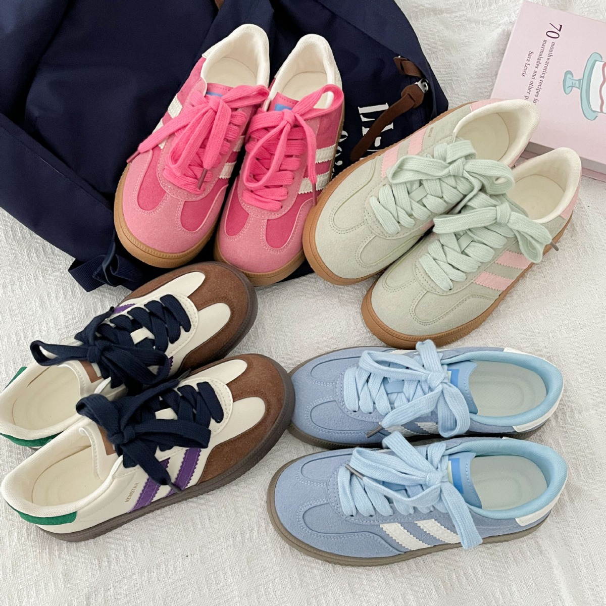 Women'S Shoes Trendy - Vintage-style sneakers for women, new style