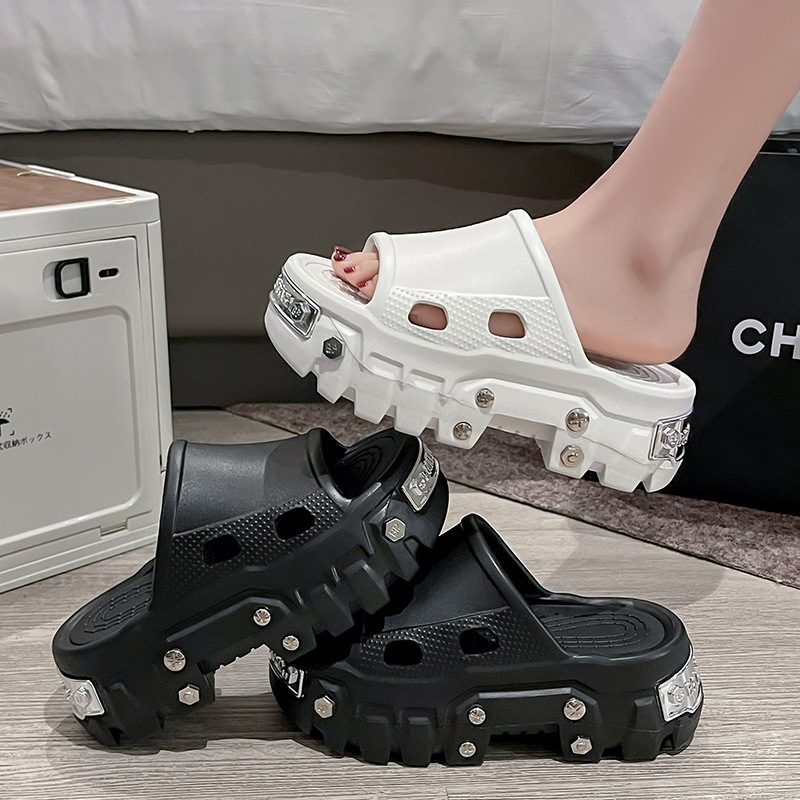 Women'S Shoes Paris - Women Slippers Fashion Platform Slippers Punk