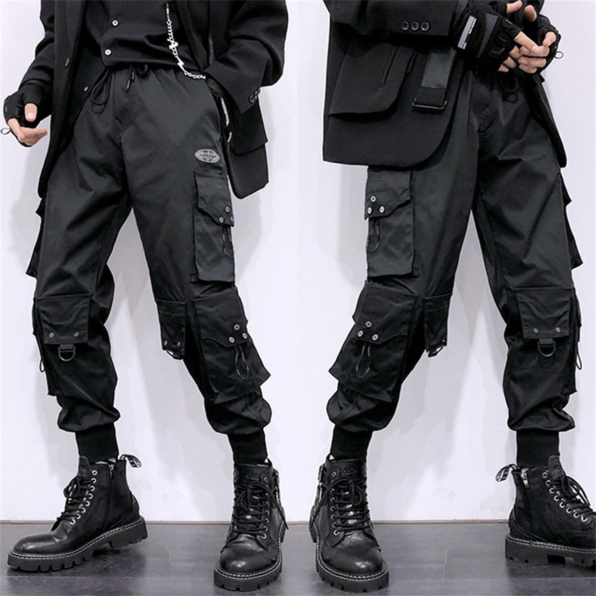 Women Shoes Joggers - Y2k Classic Design Multi Flap Pockets