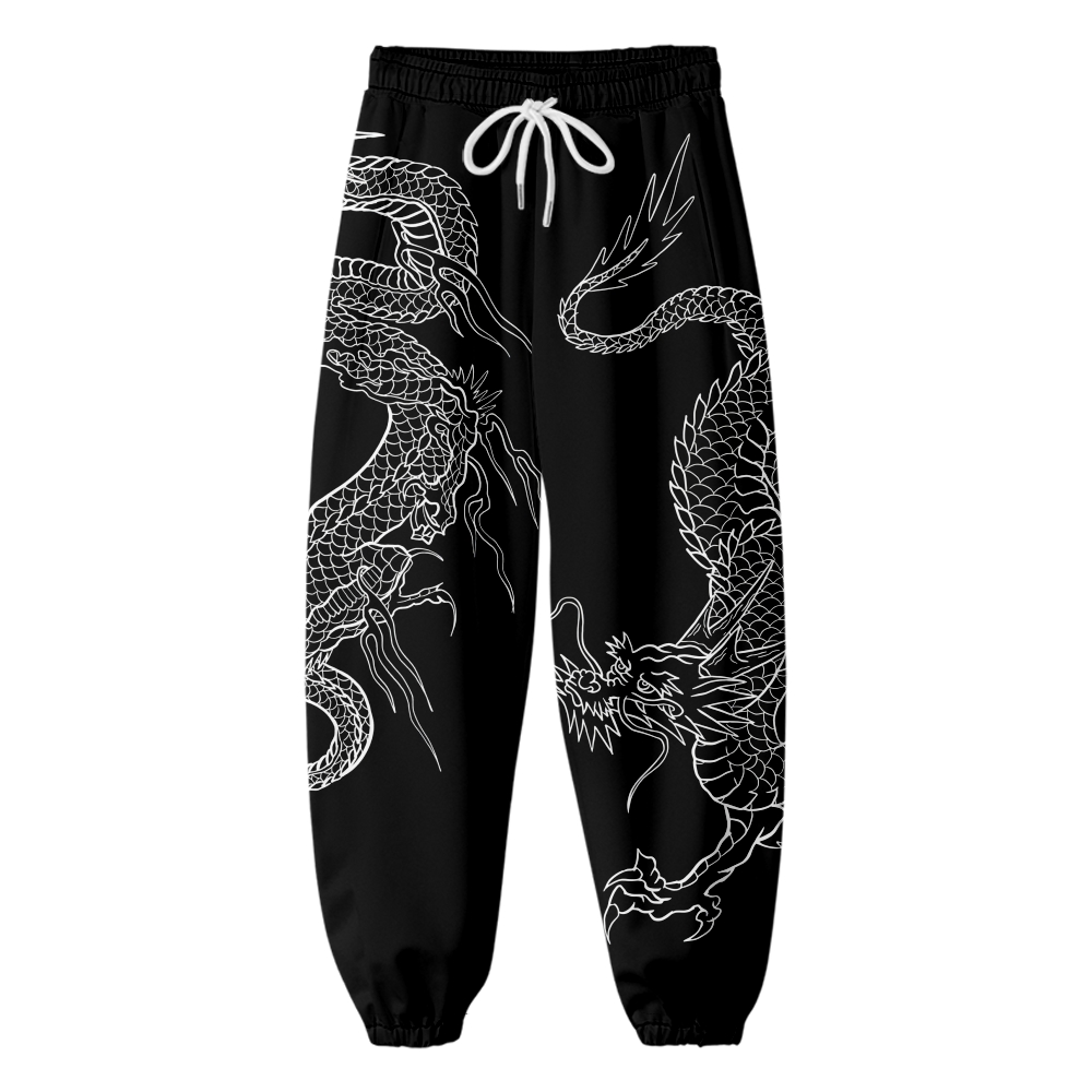 Women Shoes Joggers - Anime Dragon 3D Sweatpants Fashion Harajuku