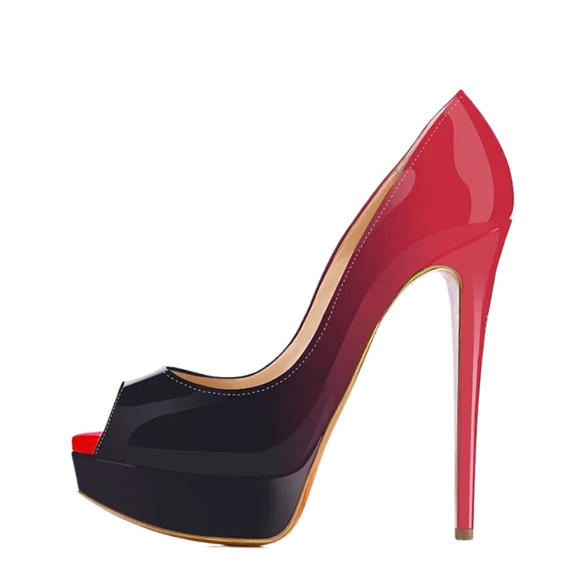 Patent Leather Pump - Women Stilettos Sexy Pumps 14cm Extremely