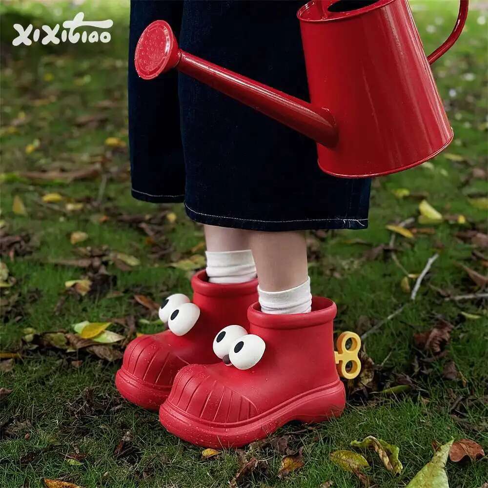 Women'S Shoes Big Feet - Women Rain Boots Round Toe Big