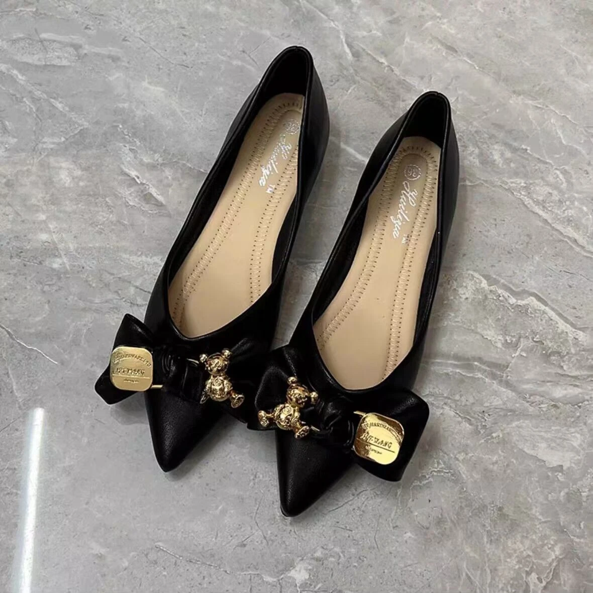 Women Shoes Quick Delivery - Women's Flat Shoes Shallow With Heel
