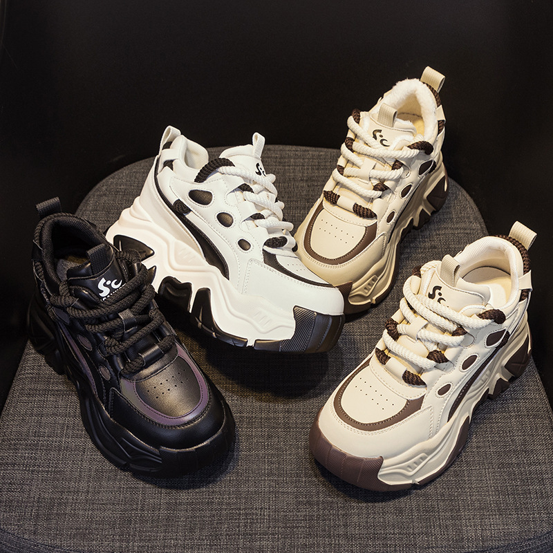Women'S Shoes Trendy - 2026New leather inner height-increasing shoes for