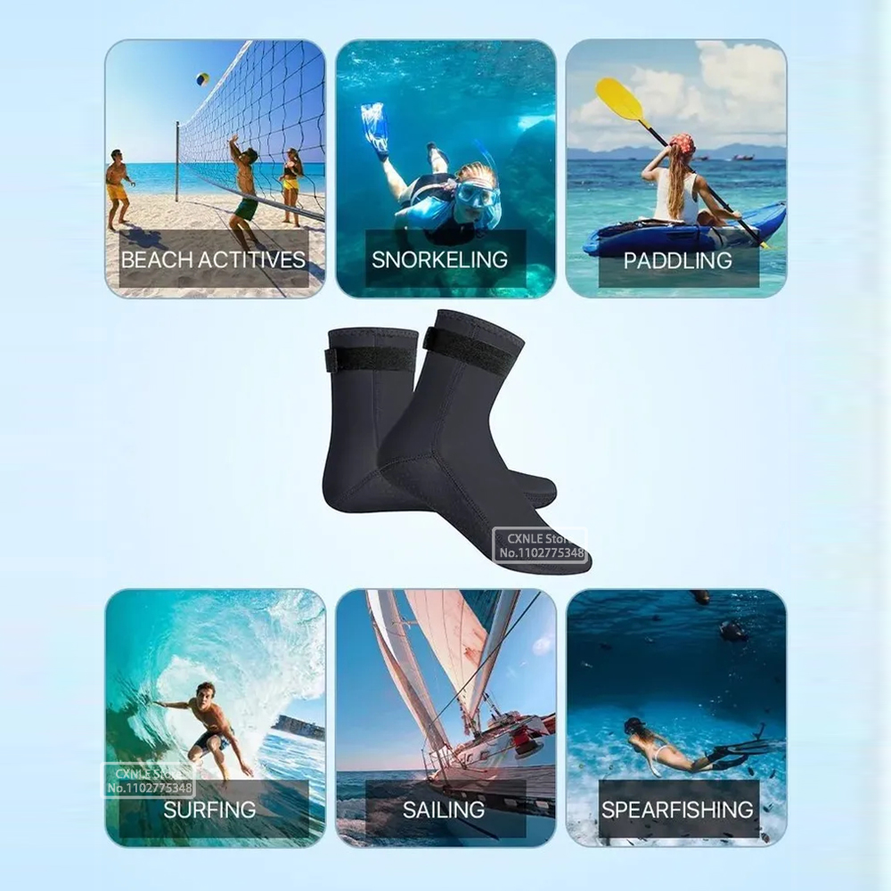 5mm Neoprene Diving Socks Wets - đánh giá và giá Women'S Shoes For Neuropathy