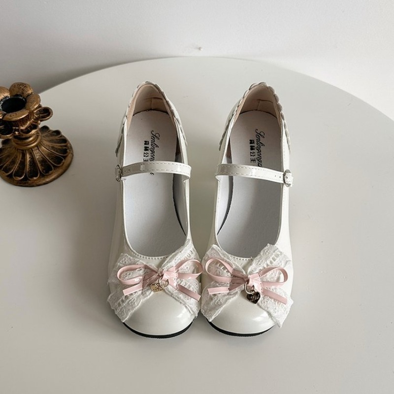 Sweet Lolita Butterfly-knot Wo - đánh giá và giá Patent Leather Pump