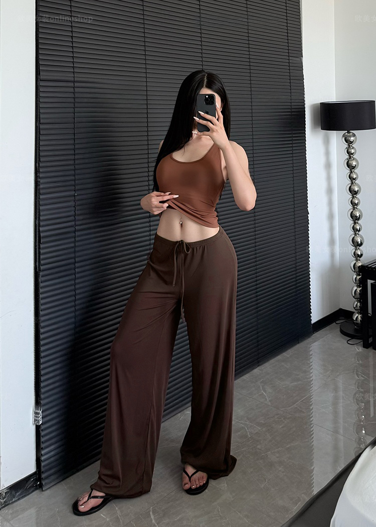 Ctenkevet-High Waist Wide-Leg  - đánh giá và giá Women Shoes Joggers