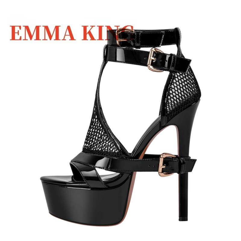 Yellow Mesh Platform Heeled Sa - đánh giá và giá Women'S Shoes Trendy