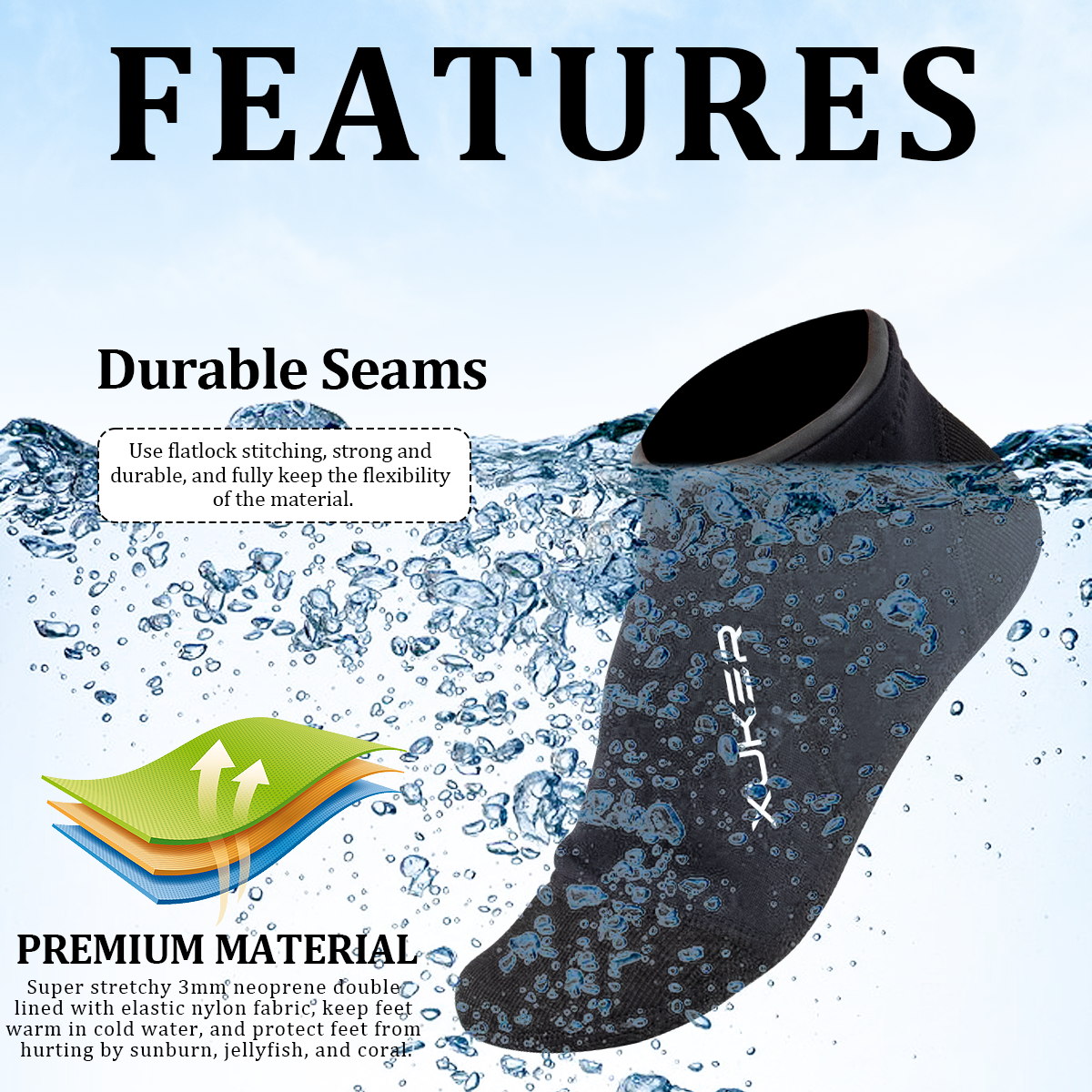 Men's Women's 3mm Neoprene Soc - đánh giá và giá Women'S Shoes For Neuropathy