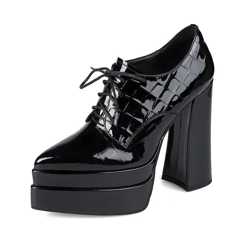 Pointed Toe Strappy High Heels - đánh giá và giá Patent Leather Pump