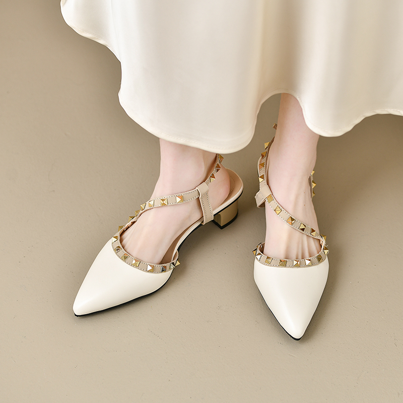 Women Shiny Back Buckle Strap  - đánh giá và giá Women'S Shoes Trendy