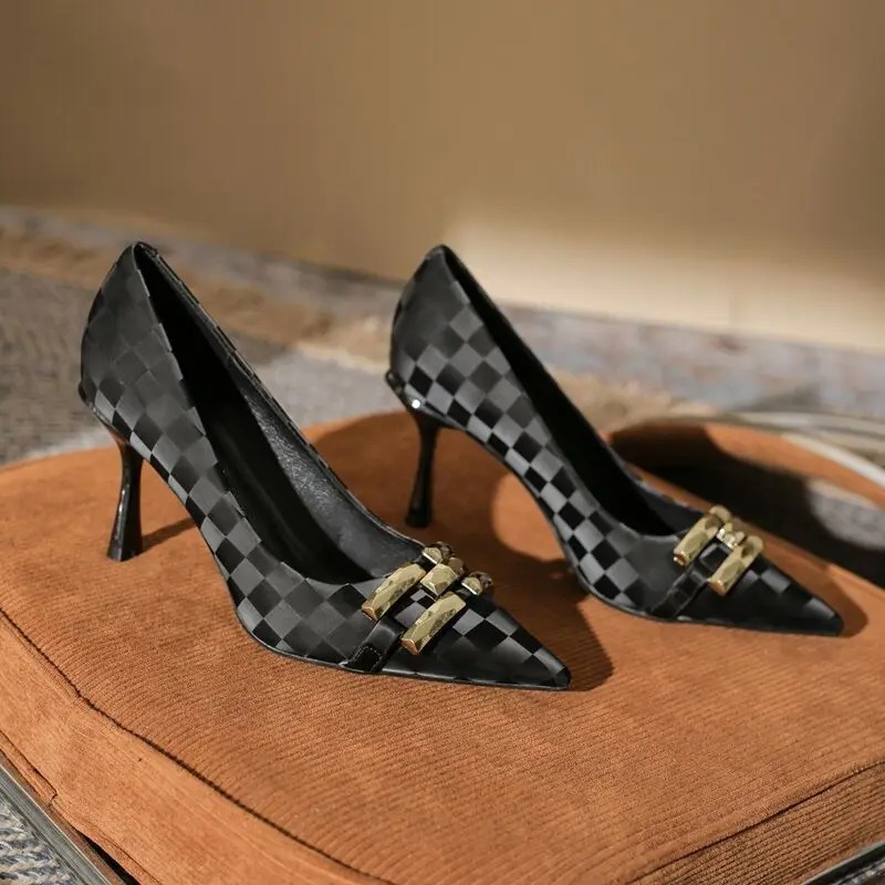 Office With Medium Heels Black - đánh giá và giá Women Shoes Quick Delivery
