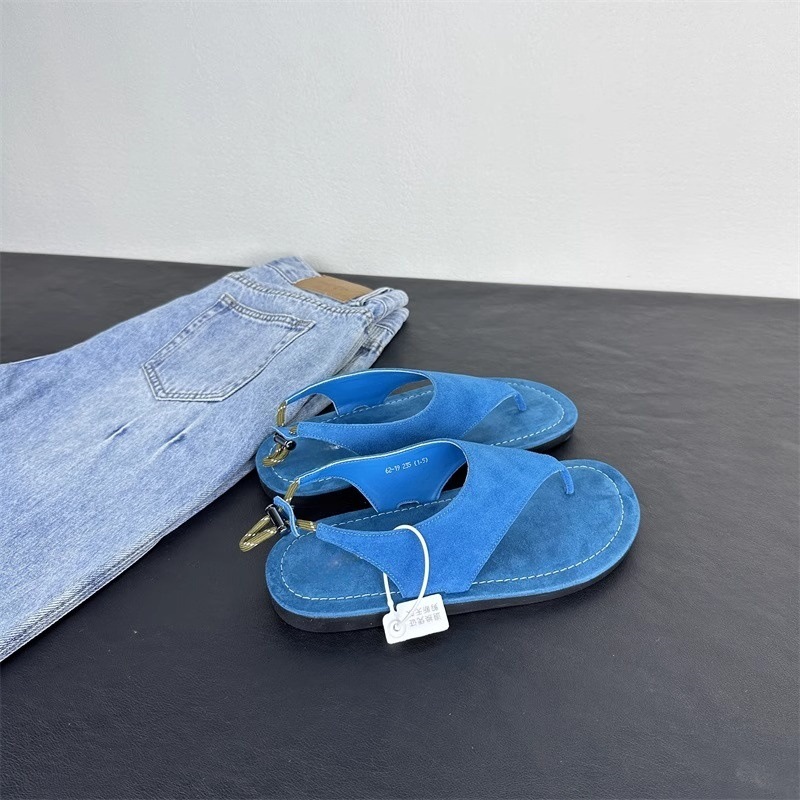 Korean Minimalist Suede Slingb - đánh giá và giá Thong Flat Sandal