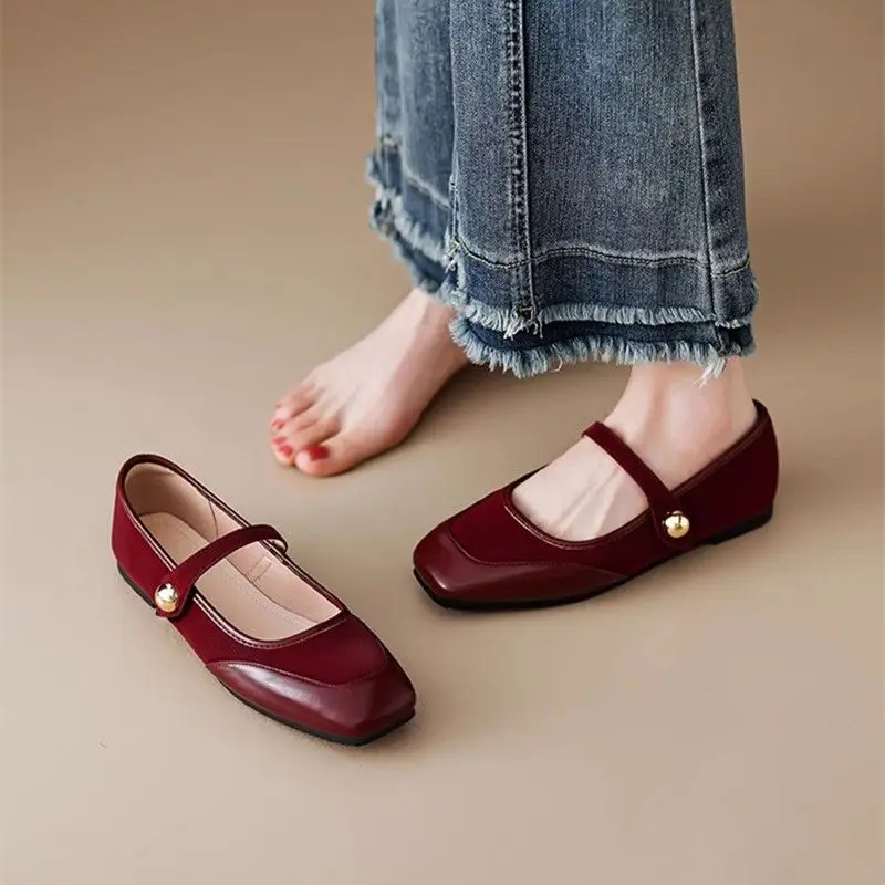 Low Heel Elegant Splicing Wome - đánh giá và giá Women Shoes Quick Delivery