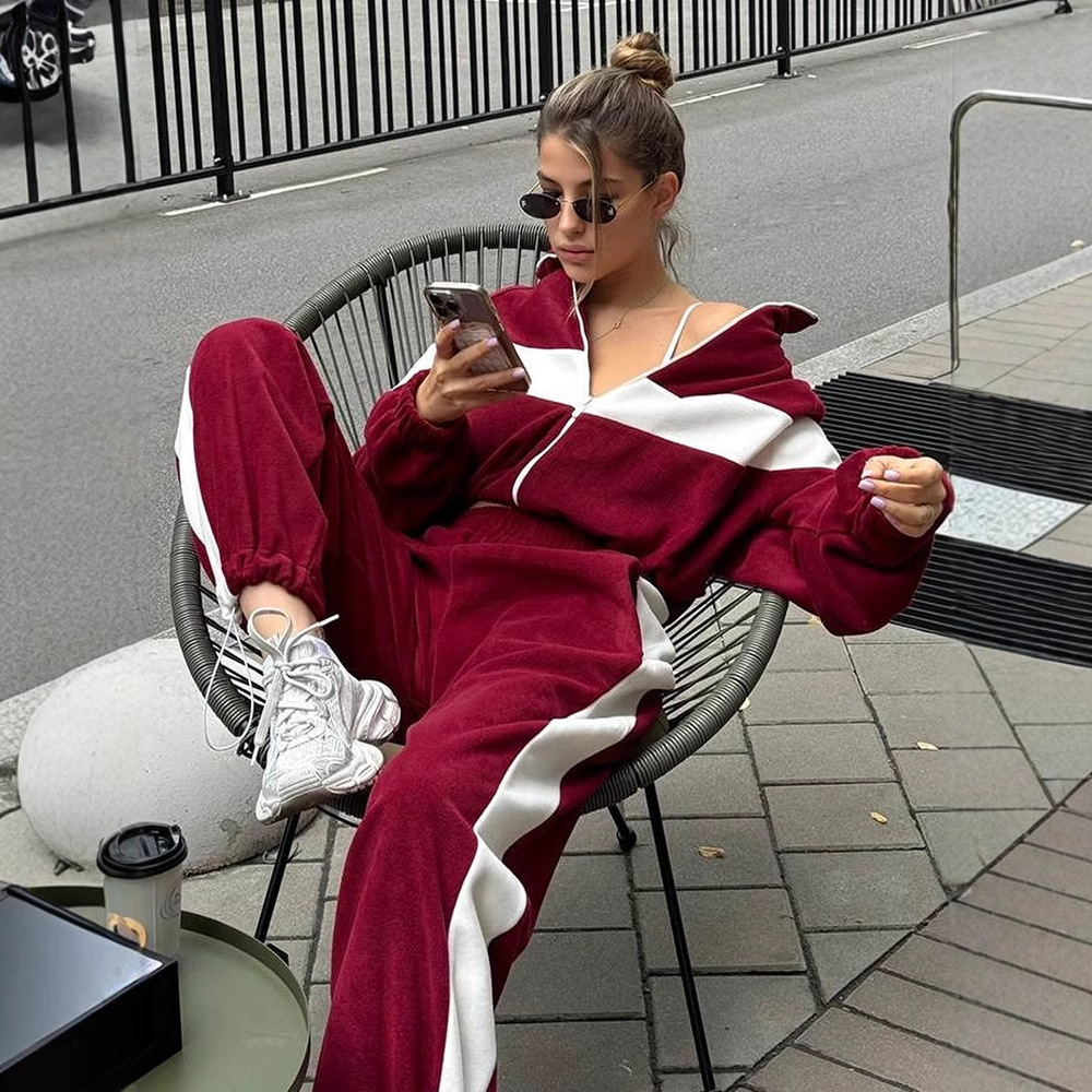 Two Piece Sets Pant Set Tracks - đánh giá và giá Women Shoes Joggers
