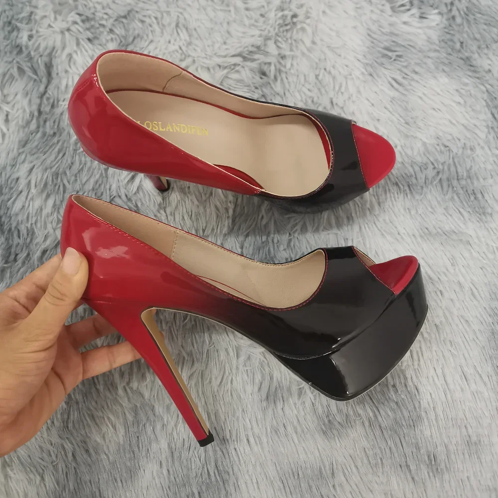 Women Stilettos Sexy Pumps 14c - đánh giá và giá Patent Leather Pump