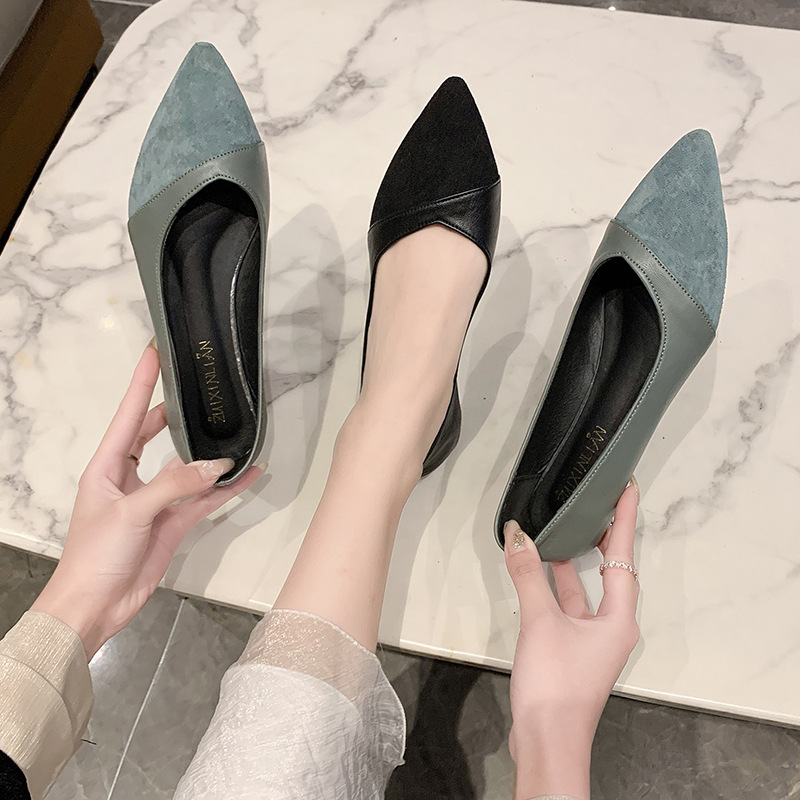 Flat black leather shoes for w - đánh giá và giá Women'S Shoes For Work