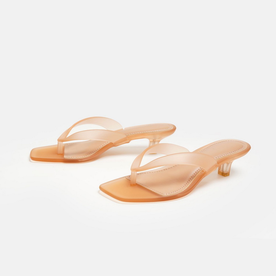 Korean Muted Tone Olive Green  - đánh giá và giá Thong Flat Sandal