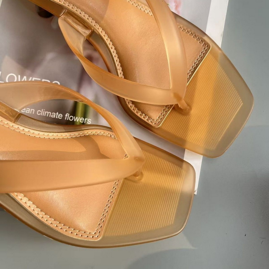 Korean Muted Tone Olive Green  - đánh giá và giá Thong Flat Sandal