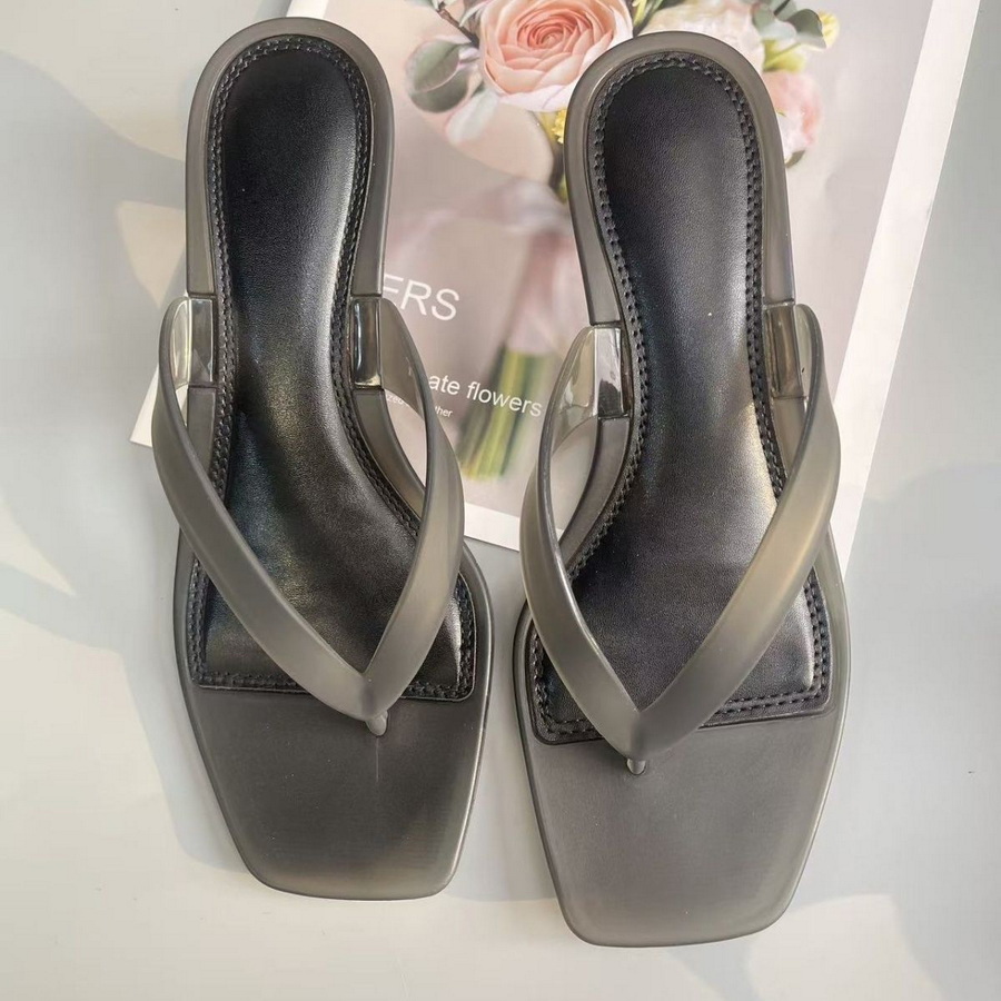 Korean Muted Tone Olive Green  - đánh giá và giá Thong Flat Sandal