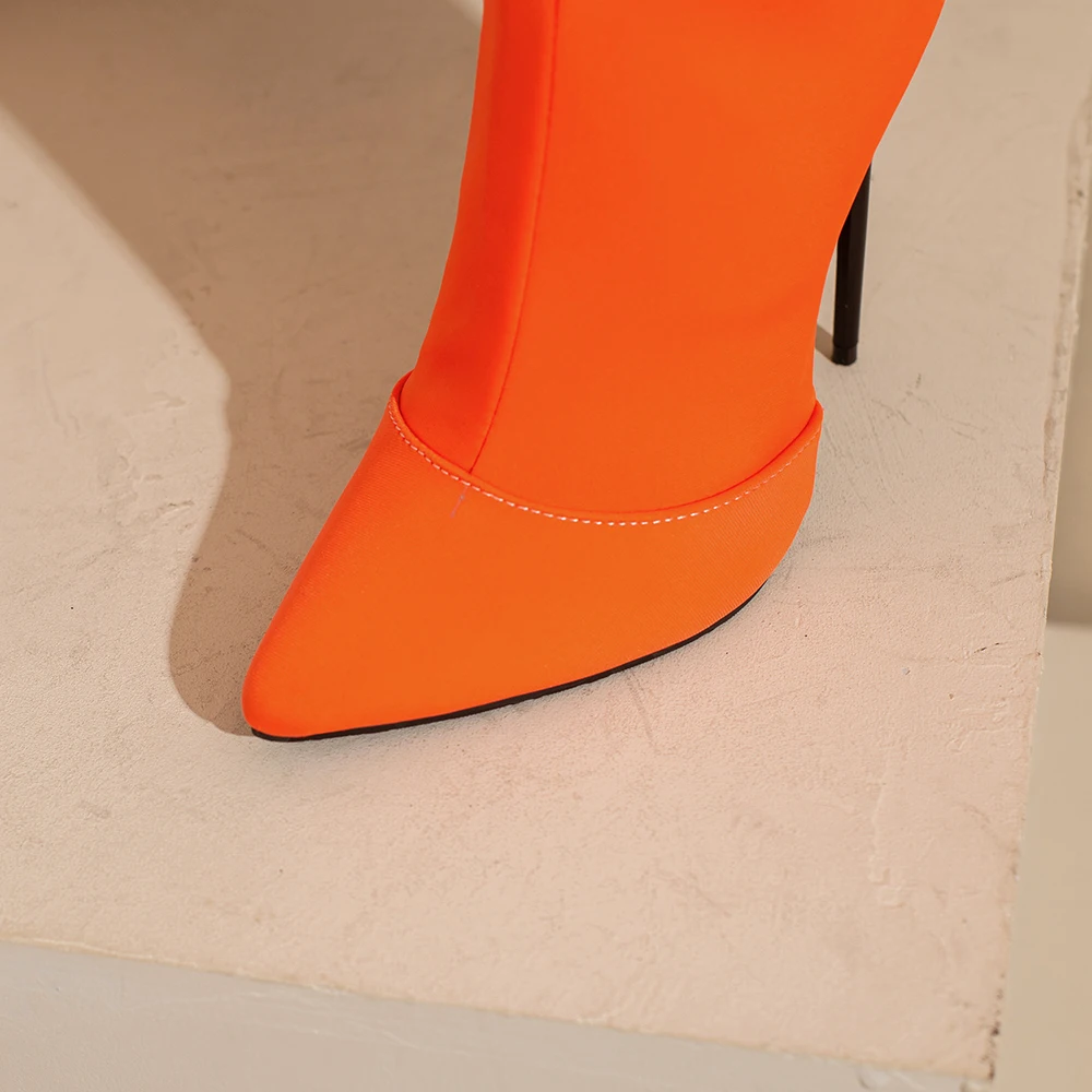 New Winter Glamour Orange Yell - đánh giá và giá Women'S Shoes Big Feet