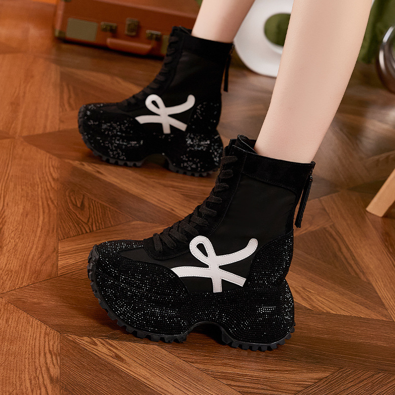 Women's Thick Sole High-top Fa - đánh giá và giá Women'S Shoes Trendy