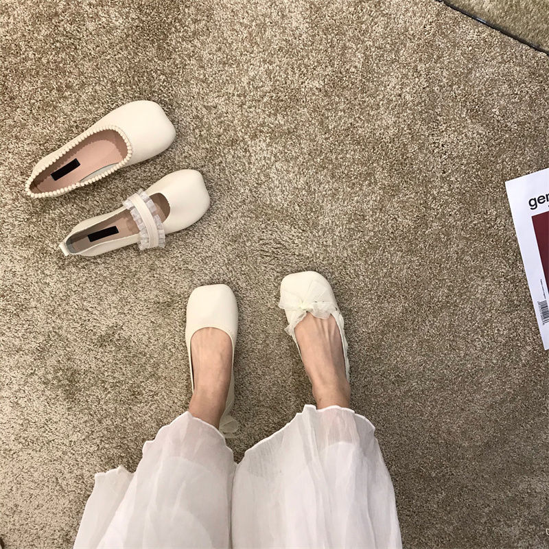 Summer Square Toe Slip-on Ladi - đánh giá và giá Women Shoes Quick Delivery