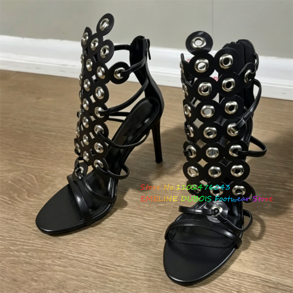Gold Metal Circle Decor High H - đánh giá và giá Women'S Shoes Trendy