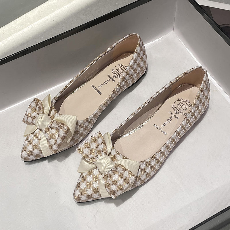 Pointed Toe with Bow Kawaii Sh - đánh giá và giá Women Shoes Quick Delivery