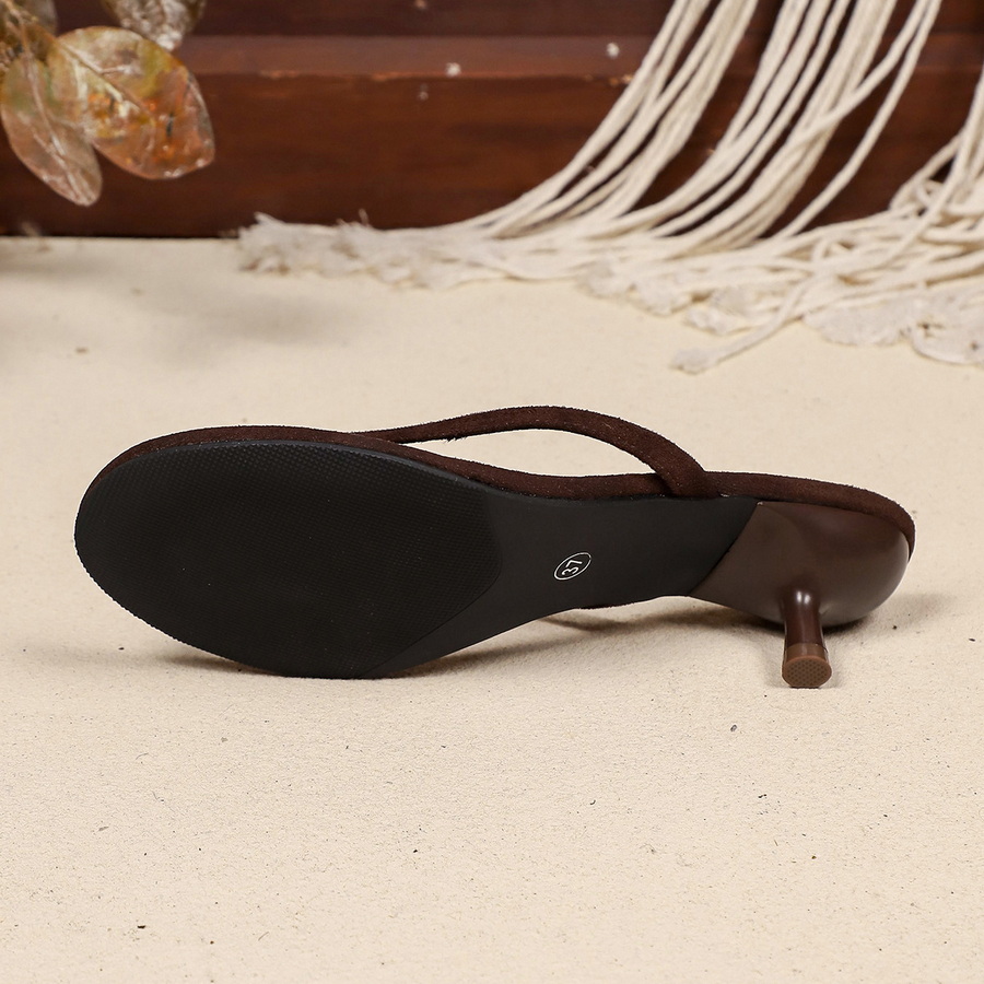 New Faux Suede Heeled Thong Sa - đánh giá và giá Thong Flat Sandal