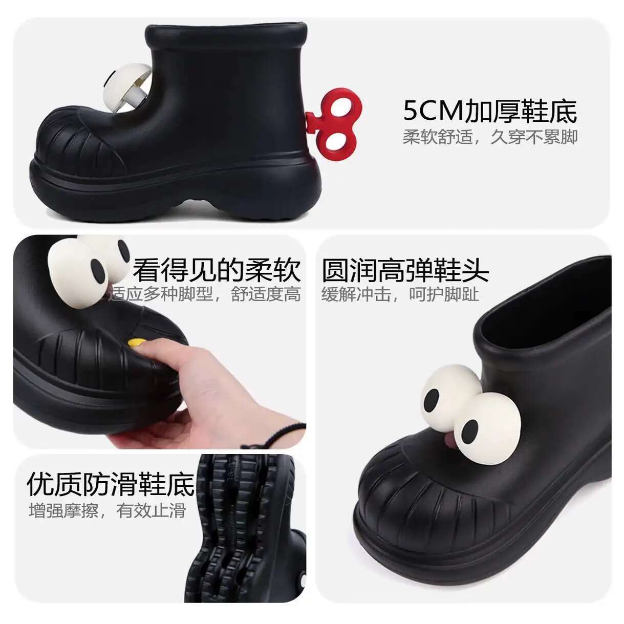 Women Rain Boots Round Toe Big - đánh giá và giá Women'S Shoes Big Feet