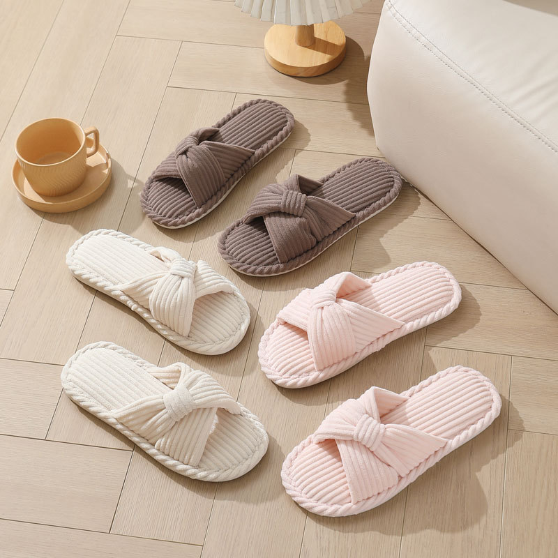 Corduroy Cross Strap Home Slip - đánh giá và giá Women'S Shoes For Fall
